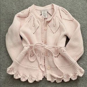 Toddler girl - Knitted sweater.